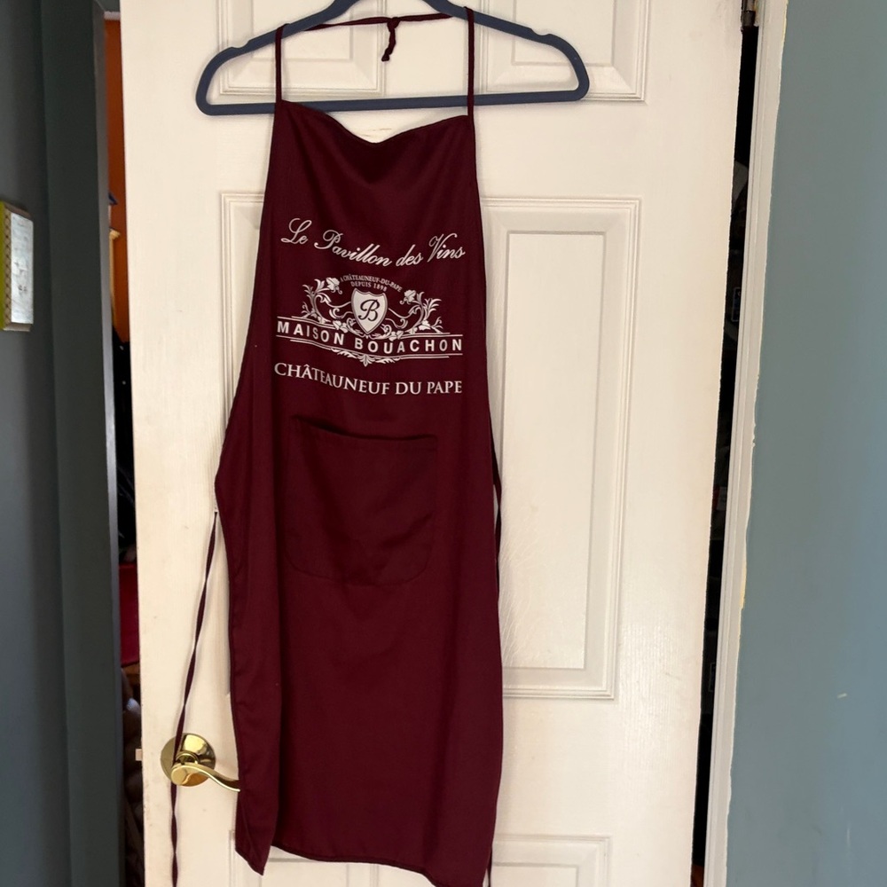 Maison Bouachon Burgundy Apron